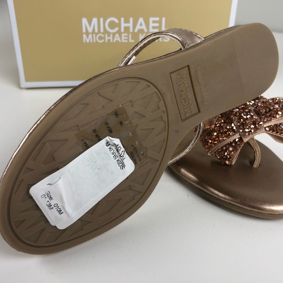 Michael Kors Demi Jell Sandals Demi Glitter Bow - Picture 5 of 6